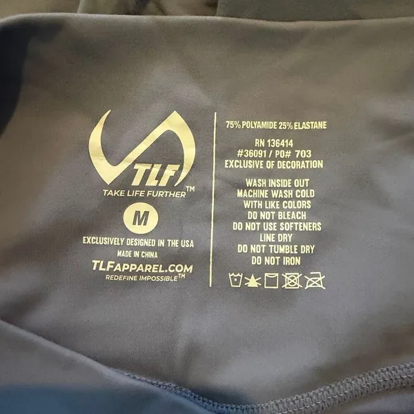 TLF Tempo Athletic Shorts Purple Size M - Image 5