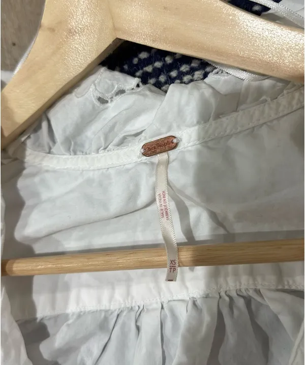 Free people blouse white  - Image 2