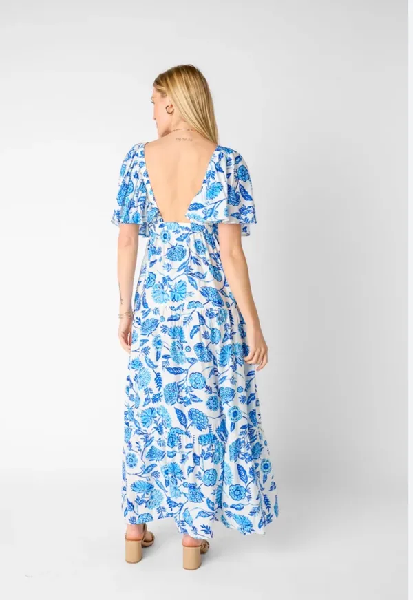 Vestique Maxi Blue and White - Image 2