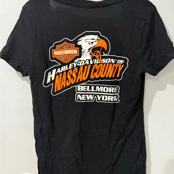 Harley-Davidson‎ Nassau New York Black T-Shirt Women’s Sz L G - Image 2