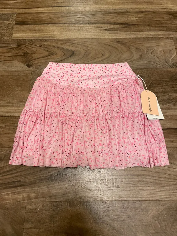 NWT! Blogilates Viral Taylor Swift Popflex Ballerina Skirt Skort Pink Floral Medium - Image 4