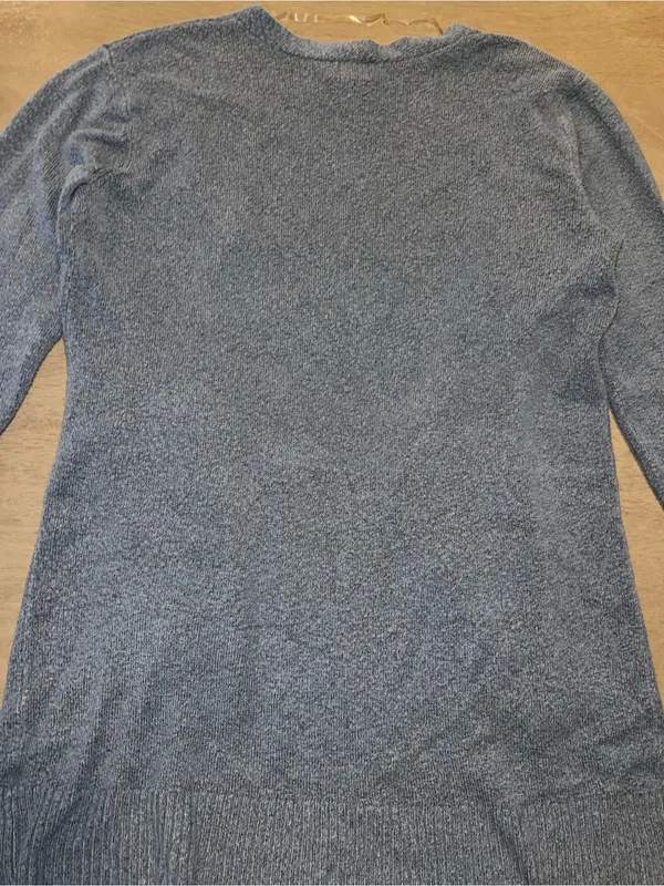 a new day Women's Blue Open Front Long Cardigan - Image 2
