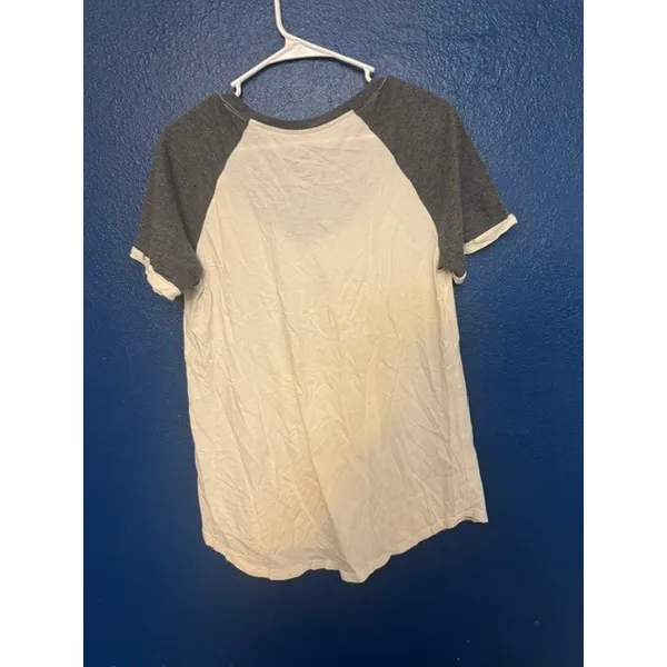 Lauren James Florida Gators Raglan T-Shirt Women MD Grey‎ Cream Sweet Tee (B) - Image 2