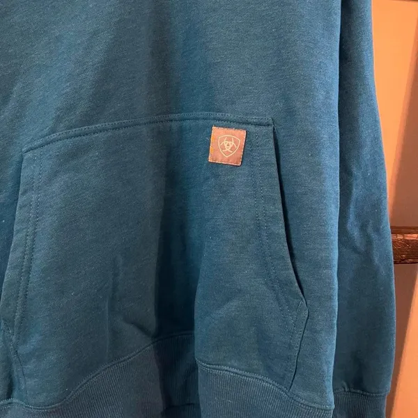 Ariat Blue Zip Up Sweater - Image 2