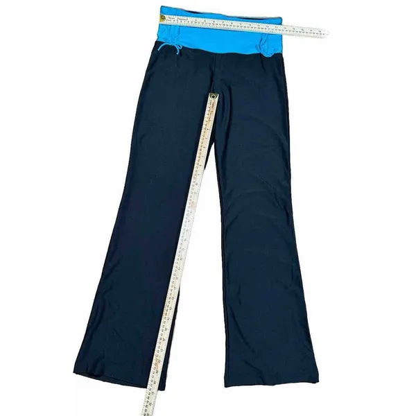 Marika Wide Leg Pants Women's Size Medium Back And Blue‎ Yoga Workout Athletic - Image 3
