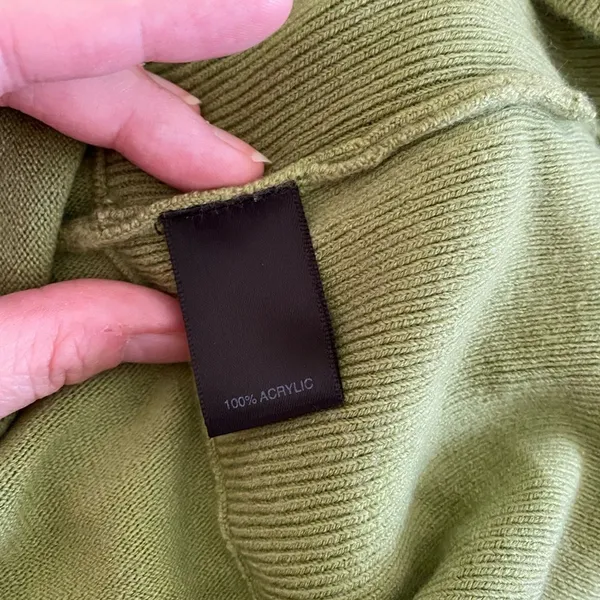 Avenue Ribbed Dolman Sleeve Sweater New with Tags Size 26/28 Green - Image 7