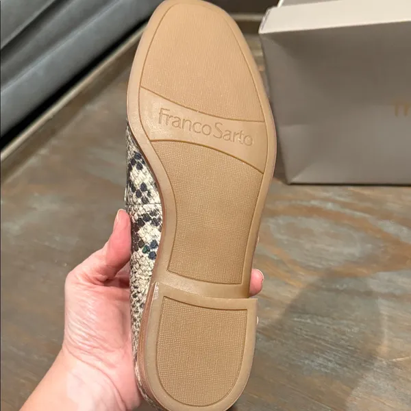 Franco Sarto Snake Print Loafers Women’s Size 5.5‎ New In Box - Image 10