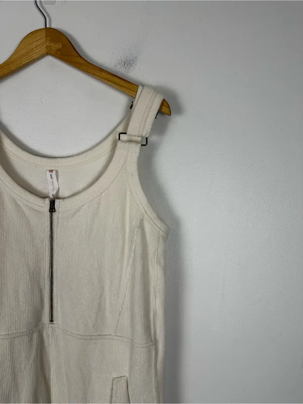 Daily Practice Jockey Buckle Corduroy Mini Dress Women’s Sz M - Image 3
