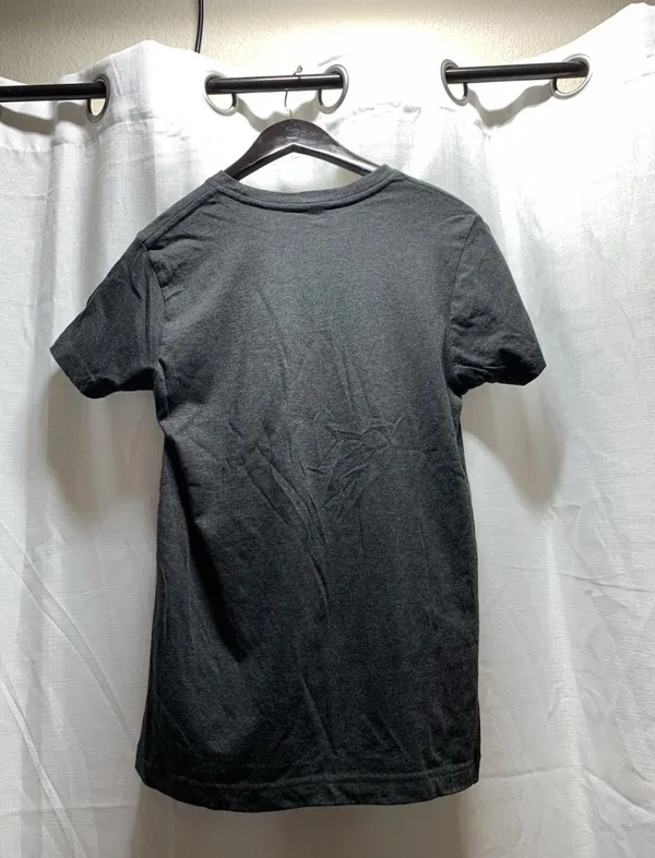 Las Vegas T-Shirt Ladies Small Gray With Pink Writing - Image 3
