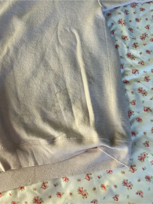 Anac Lavender Crewneck Sweatshirt with Chest Embroidery - Image 4