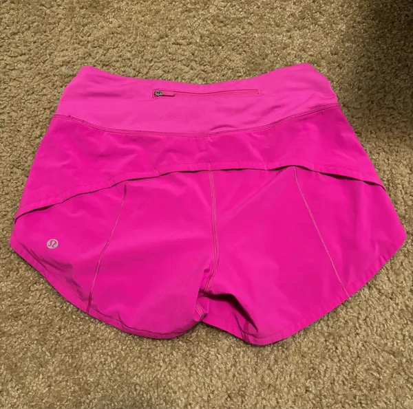Lululemon Sonic Pink 2.5" Shorts - Image 2