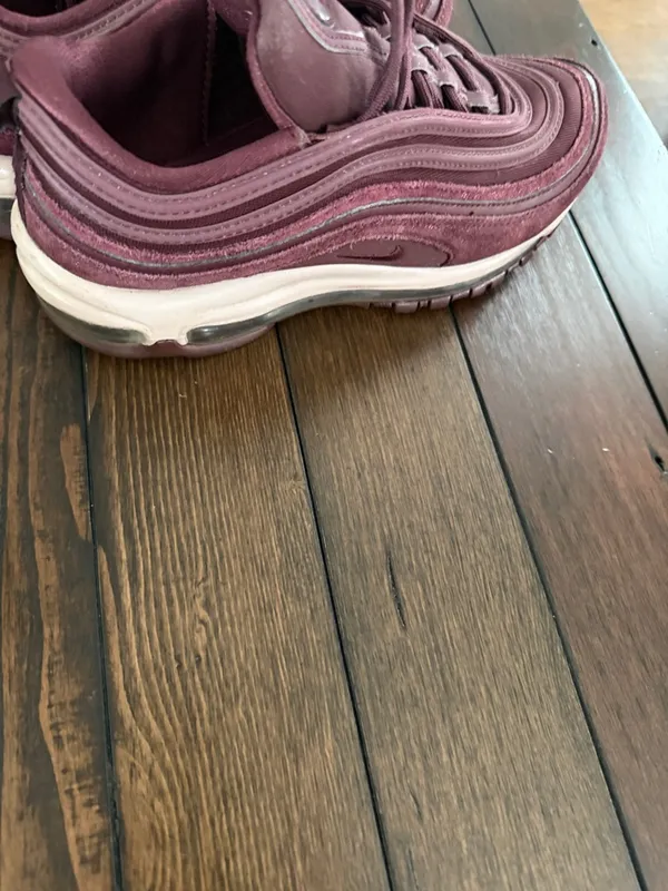 Nike Air Max 97 SE Burgundy Crush Women’s Size 8.5 Gently Used Sneakers - Image 4