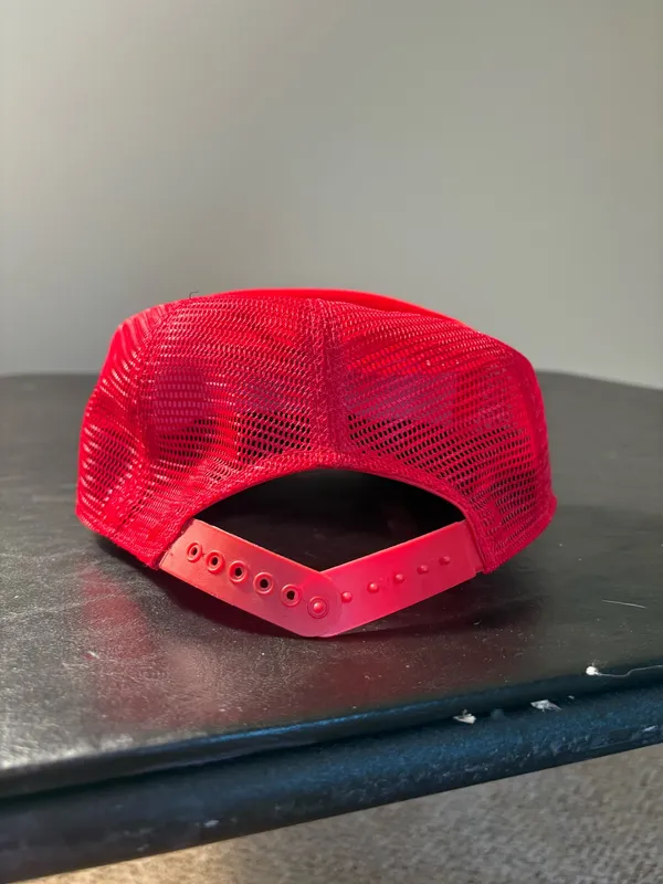 Vintage Trucker Hat Red - Image 2