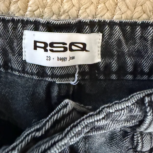 RSQ Tillys Baggy Jean in Black Charcoal 23 - Image 2