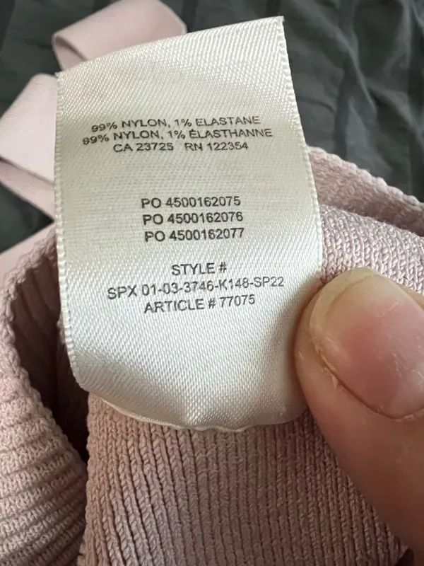 Babaton‎ Aritzia Sculpt Knit Criss Cross Mauve Pink Ribbed Cropped Tank Top - Image 8