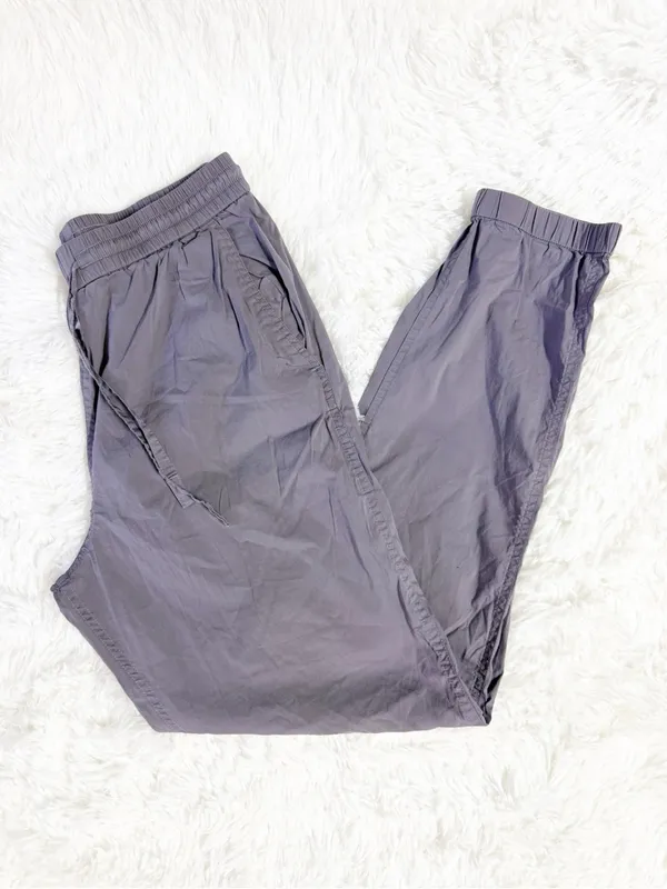COS Jogger Pants Women’s Size Small Gray Purple Elastic Waist Tapered - Image 5