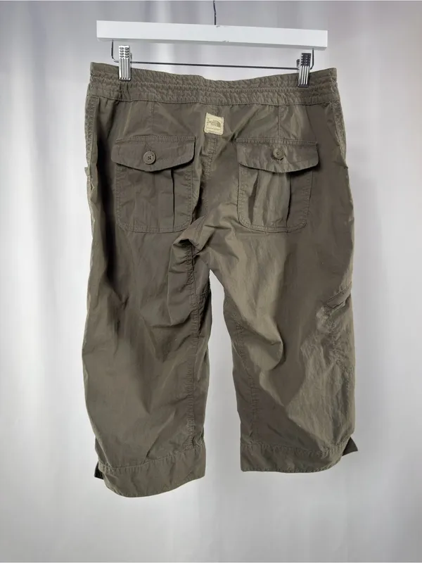 Vintage The North Face Cargo Capris with Drawstring Hiking‎ Pant in Green Size 4 - Image 5