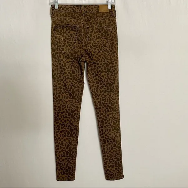 American Eagle next level stretch super hi-rise leopard jegging 4S - Image 9