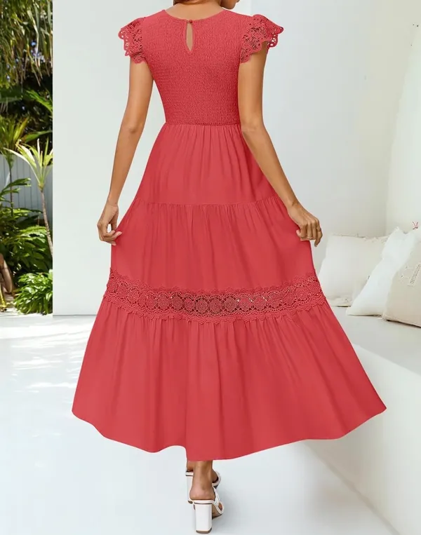 Midi dress Red Size XL - Image 2
