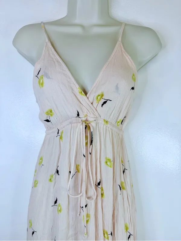 Billabong Women’s M Pink Floral Maxi Dress - Image 3