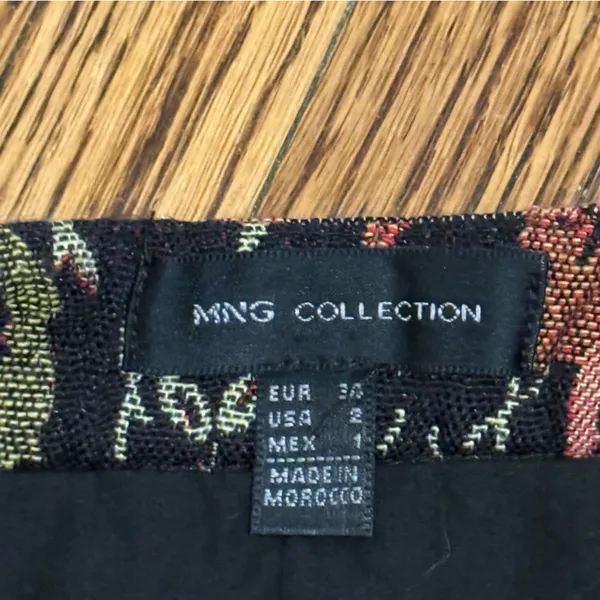 Mango Multicolor Tapestry Mini Skirt - Image 2