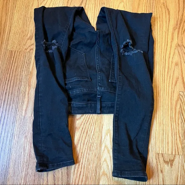 Abercrombie and Fitch Harper super skinny black jeans size 0 / 25 - Image 3