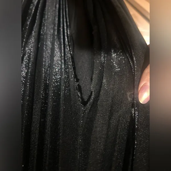 Vintage stunning black sparkly dress - Image 5