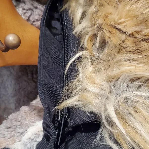 1 Madison Coat Parka Expedition Heritage Media Black Rutched Cargo Jacket - Image 8