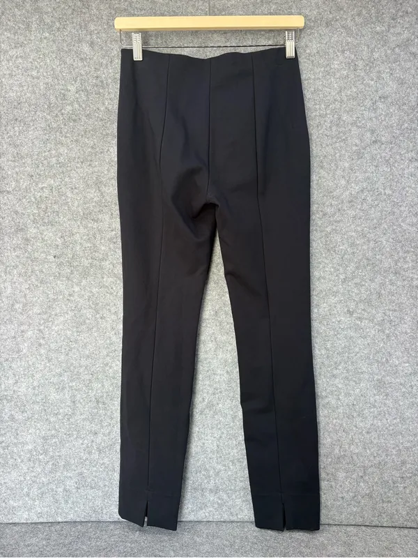 Quince Ultra-stretch Ponte Pintuck Ankle Pants Black size small 27” inseam - Image 6