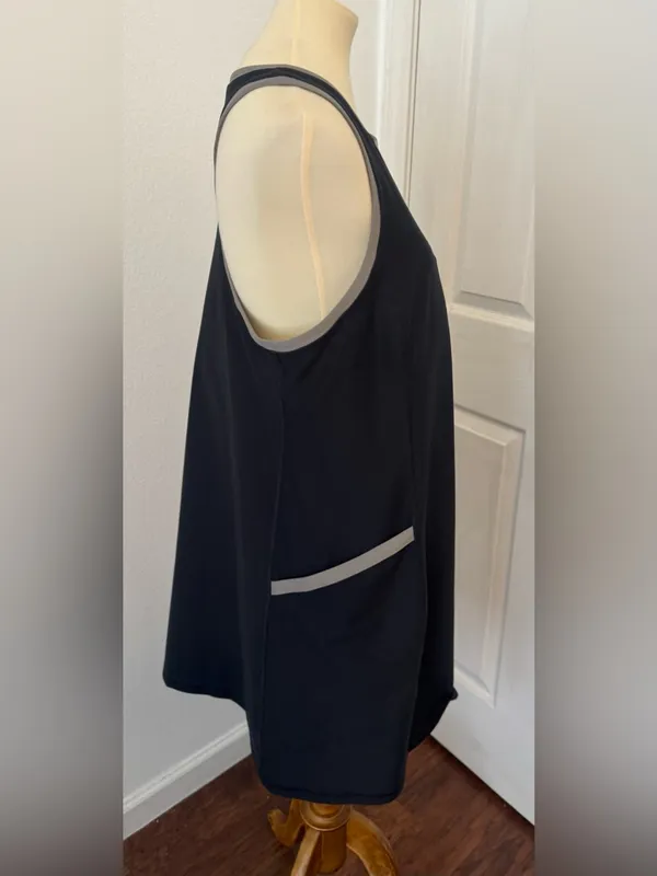 Summersalt The Do-It-All Tennis Dress Gym Athleisure Outdoors Active Black Sz 18 - Image 5