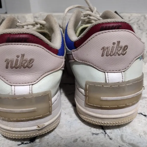 Nike Women’s Air Force 1 Shadow Pixel Swoosh Barely Green and White Shoes sz 10 - Image 7