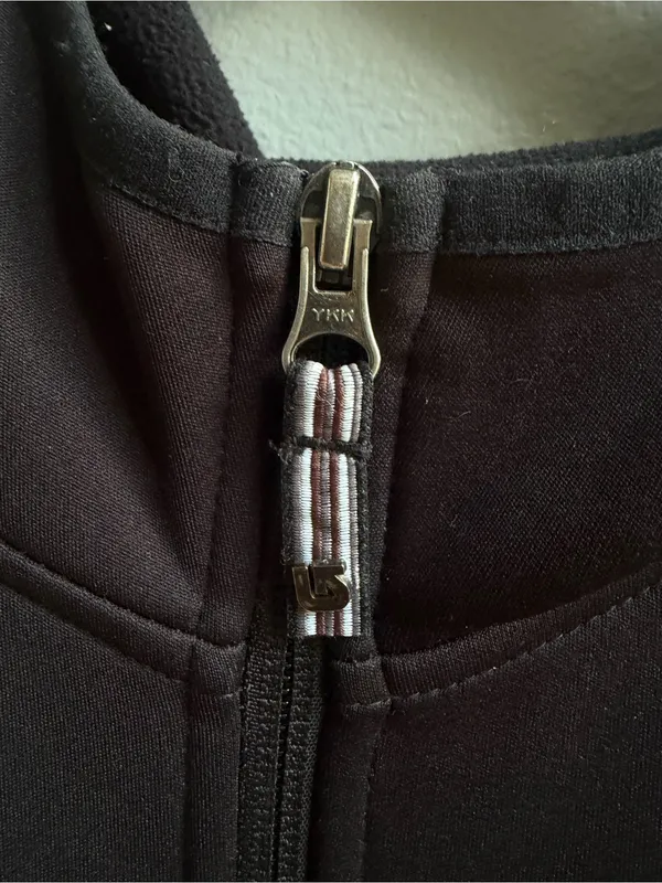 Burton Soft Shell Fleece Lined Black Zip-Up Hoodie Jacket Women’s Size Large - Image 3
