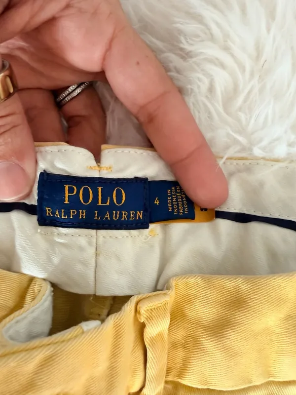 Polo Ralph Lauren Yellow Chino Pants Size 4 - Image 2