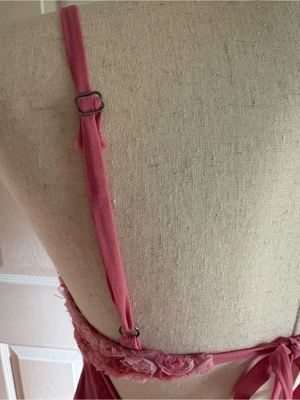 Wild Fable Women’s Rosette Maxi Dress Pink Small - Image 7