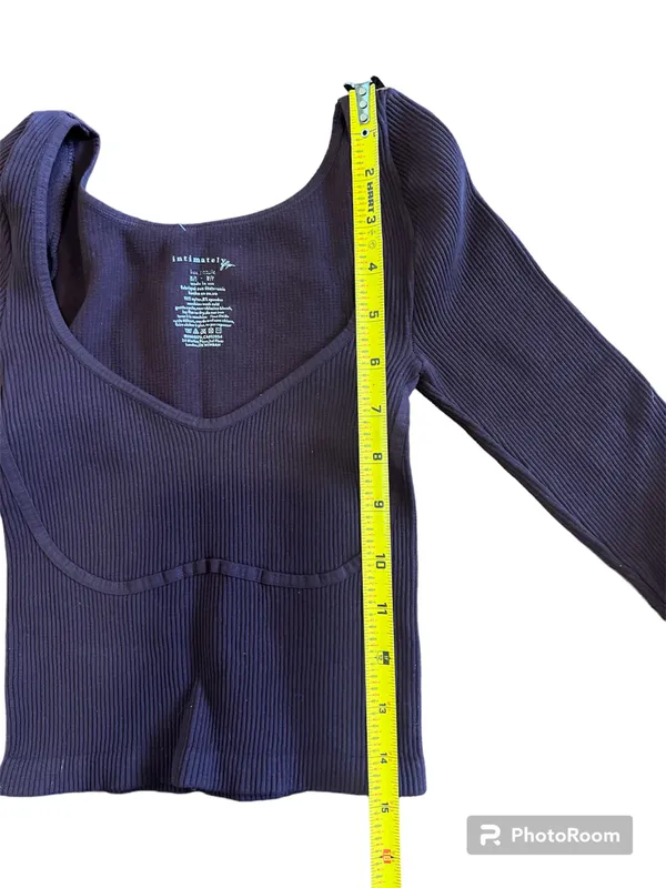 Free People NWOT Meg Seamless Long-Sleeve Cami by Intimately at Xs - Image 11