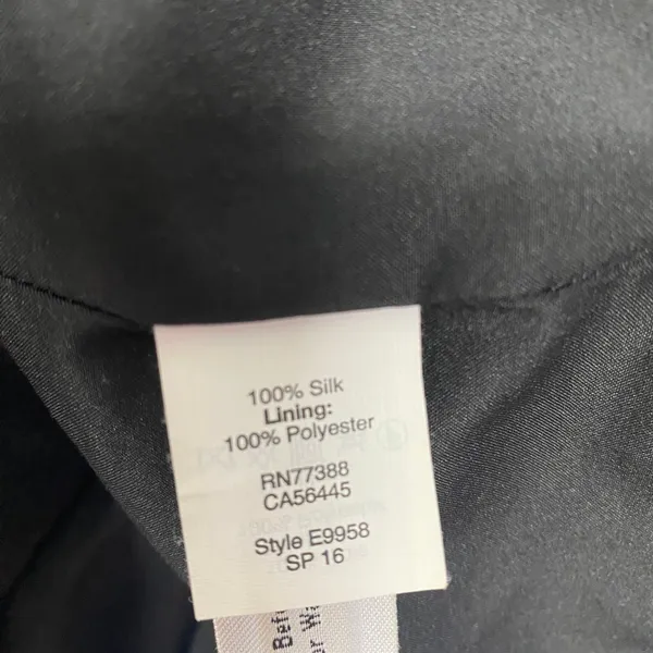 Madewell Silk Dress Size 0 Black Floral Print Sleeveless Mini Sundress - Image 6