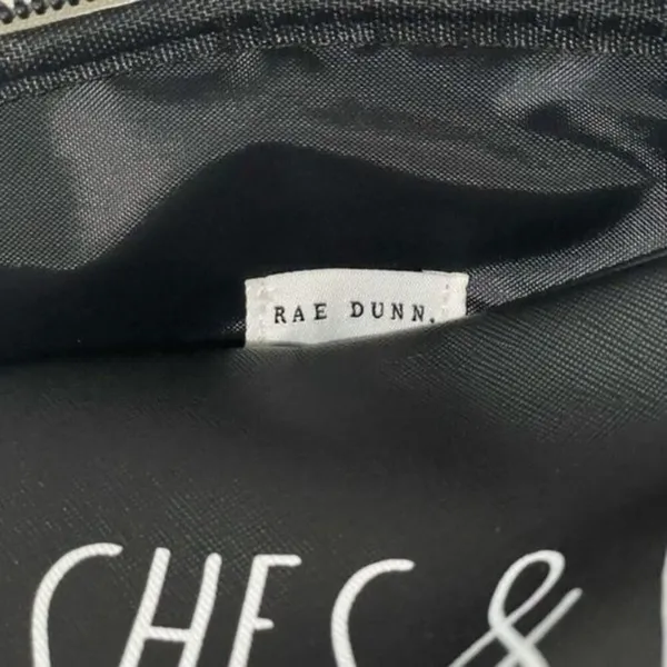 Rae Dunn Makeup Cosmetic Zipper Pouch Bag "Lashes & Brows" - Image 3