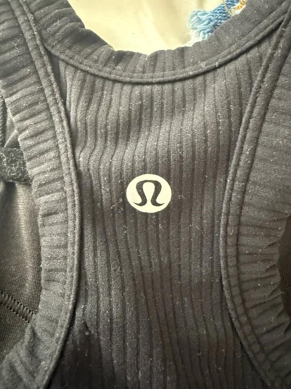 Lululemon Ribbed High Neck Bra Black - Image 3