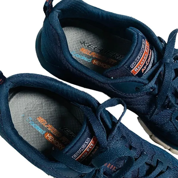 Skechers‎ Sz 8 Relaxed Fit Women's Blue Comfort Sneaker - Image 4
