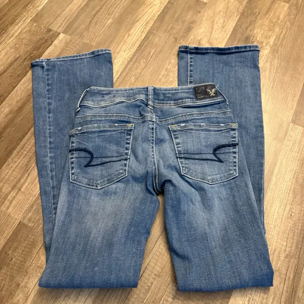 American Eagle Kick Boot Medium Wash Bootcut Jeans  - Image 2