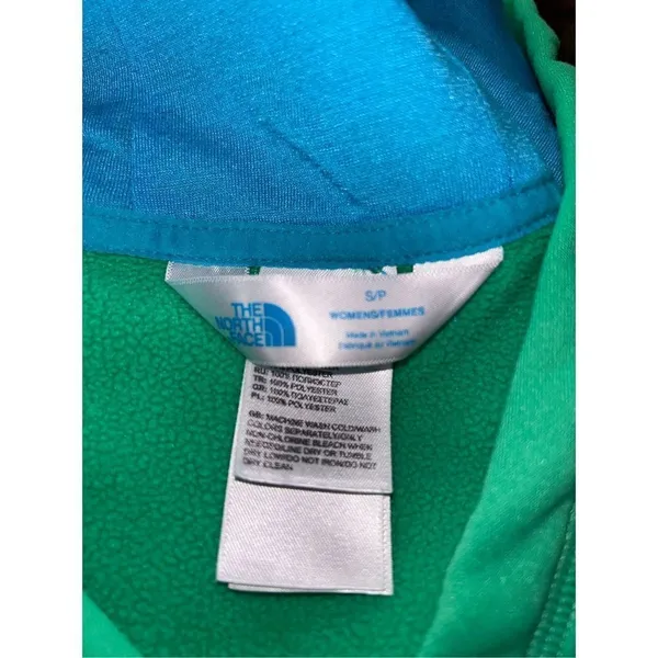 Womens The North Face green hoodie size S - Image 3