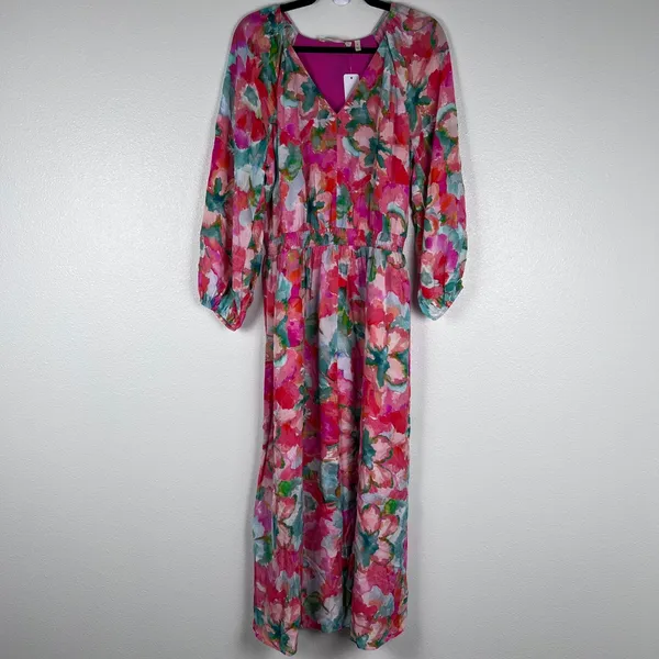 Soft Surroundings Women's Evalina Printed Maxi Dress Sz M‎ - Image 3