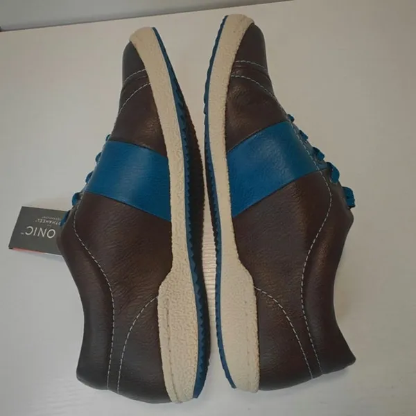 New brown and blue sneakers by vionic sz 8.5 - Image 6