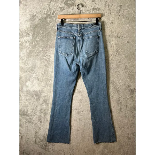 Citizens of Humanity Georgia‎ High Rise Bootcut Jeans Light Wash 28 X 32” Slit - Image 3
