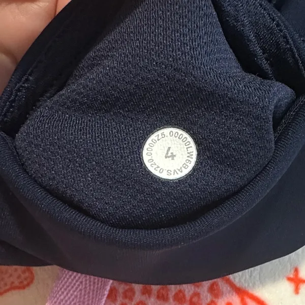 Lululemon 4 Pace Rival High Rise True Navy Crop Athletic Workout Women Leggings‎ - Image 10