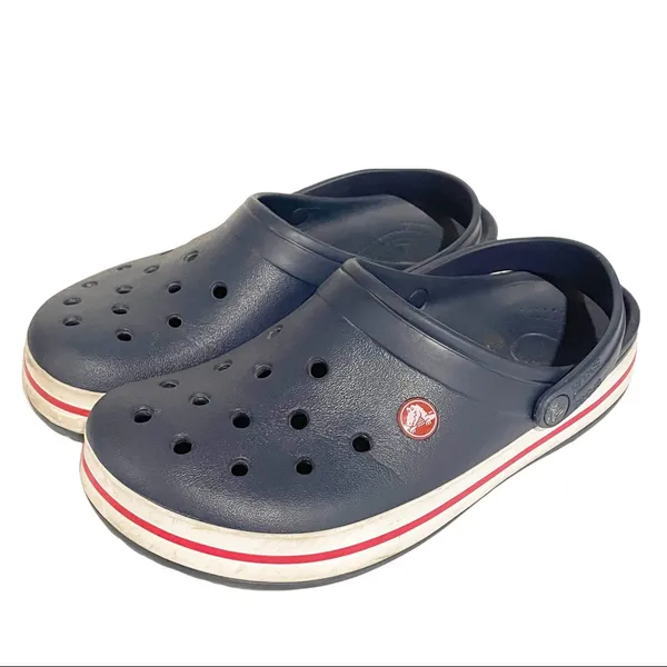Crocs Crocband Blue Unisex Rubber Slip on Shoe Mens 8‎ Womens 10 - Image 2