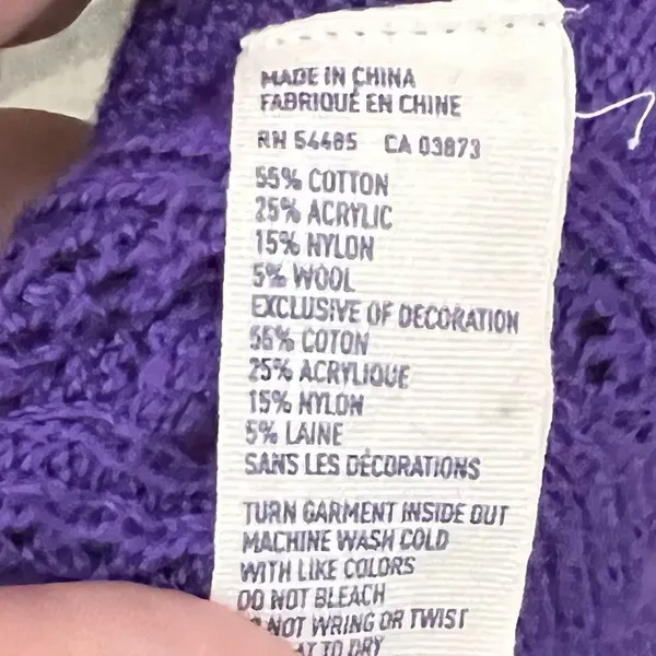 American Eagle‎ Purple Sweater - Image 7
