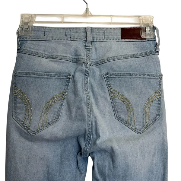 Hollister Jeans Women's 23 Blue Ultra High Rise Skinny Distressed Stretch Denim - Image 11