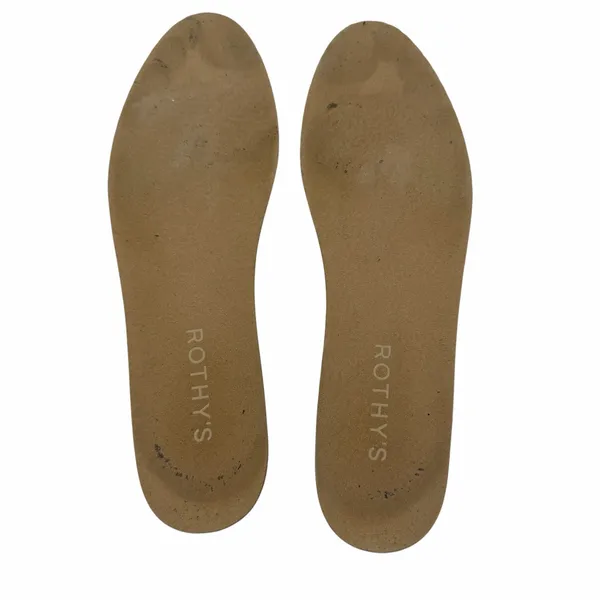 Rothy’s The Espadrille Flat in Black Boardwalk Knit Size 6.5 Jute‎ Sole Slip On - Image 5