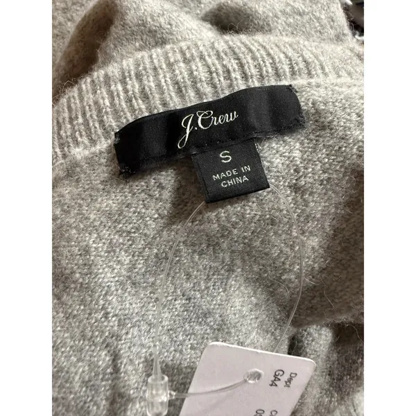 J.Crew‎ Womens Heather Gray Merino Alpaca Blend Turtleneck Sweater Dress - Image 5
